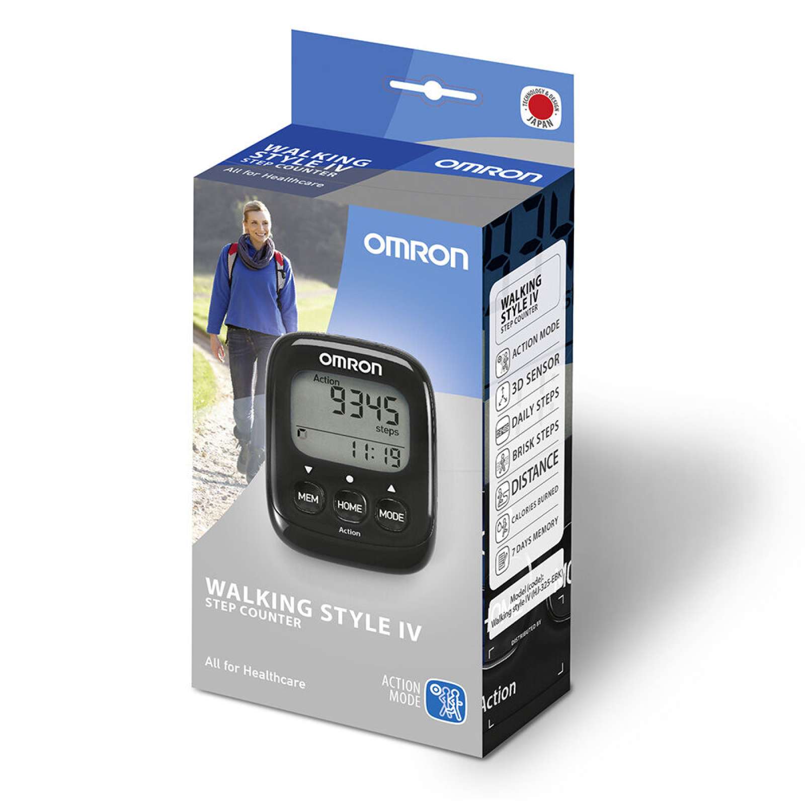 Walking Style IV Black - OMRON Healthcare EMEA